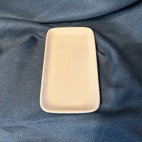 Rae Dunn Artisan Collection Cream Glazed Ceramic "BRUNCH" Butter Dish by Magenta - Picture 6 of 7